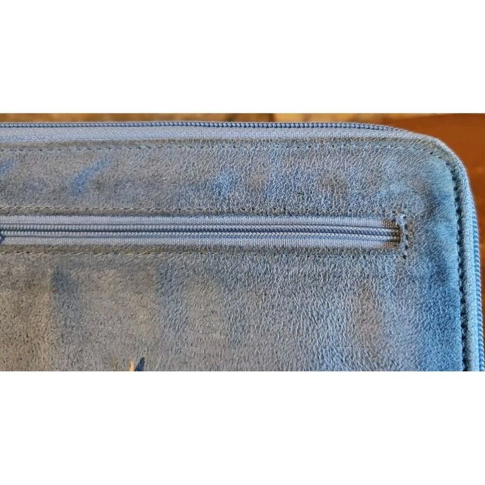 Butterfly Clutch, Wallet, Purse Blue With Butterfly - Picture 15 of 15